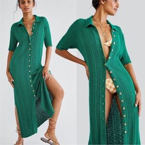 Fp beach riding waves midi dress